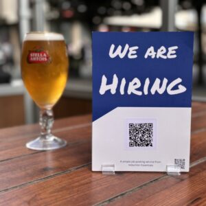 Job Posting Pack - x 1 Vacancy Page + 5 Leaflets (inc. QR Code) - Free Shipping