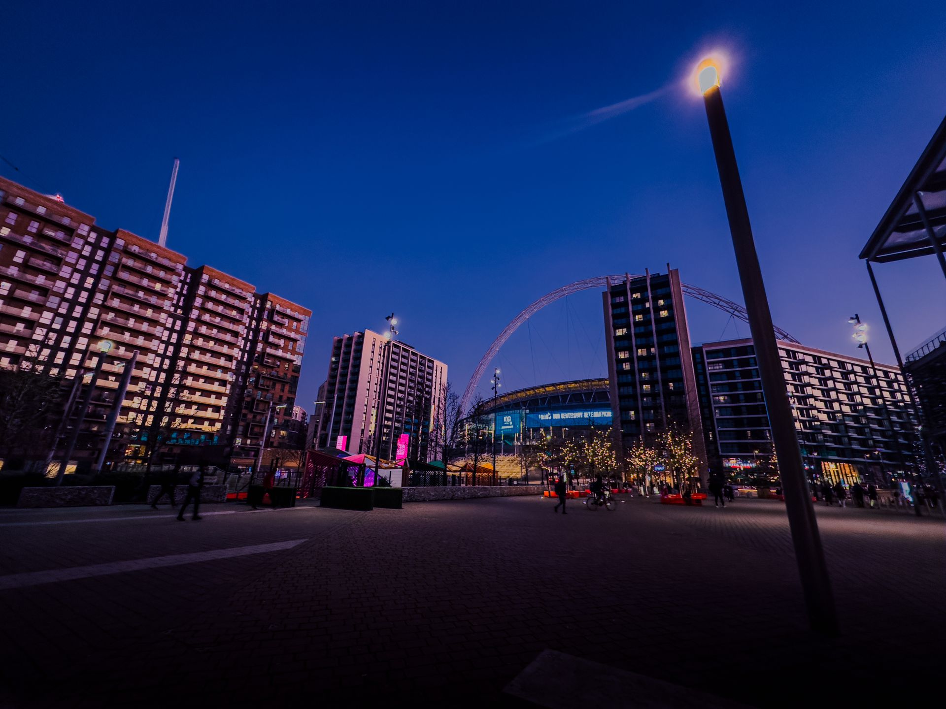 wembley park view of stadium arch